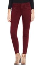 Women's Two By Vince Camuto D-luxe Twill Moto Jeans - Red