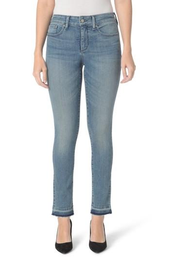 Women's Nydj Sheri Release Hem Skinny Ankle Jeans - Blue