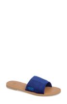 Women's Malvados Icon Taylor H Slide Sandal, Size 5/6 M - Blue