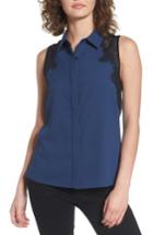 Women's Cooper & Ella Vera Lace Sleeveless Blouse - Blue