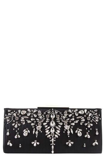 Badgley Mischka Gale Embellished Clutch - Black