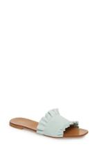 Women's Lewit Cassandra Ruffle Slide Sandal Us / 36eu - Green