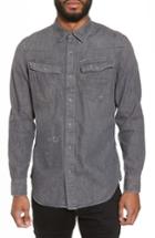 Men's G-star Raw 3301 Craser Denim Shirt - Grey