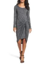 Women's Adrianna Papell Jaspee Knot Midi Dress - Grey