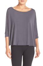 Women's Beyond Yoga Stripe Crop Tee - Metallic