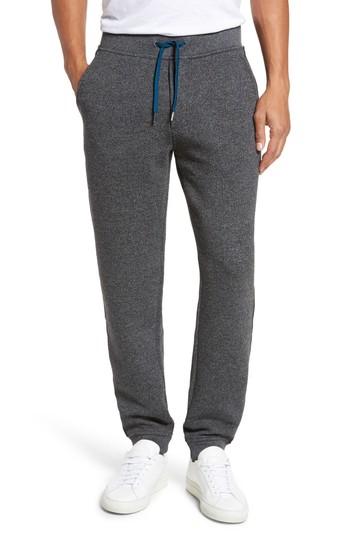 Men's Ted Baker London Lanlord Textured Jersey Jogger Pants R - Black