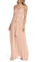 Women's Lulus Sweetheart Chiffon Gown