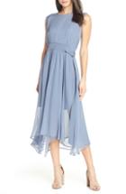 Women's Caara D-ring Chiffon Midi Dress - Blue