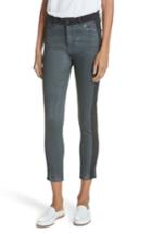 Women's Brockenbow Savana Side Stripe Coated Skinny Jeans - Black