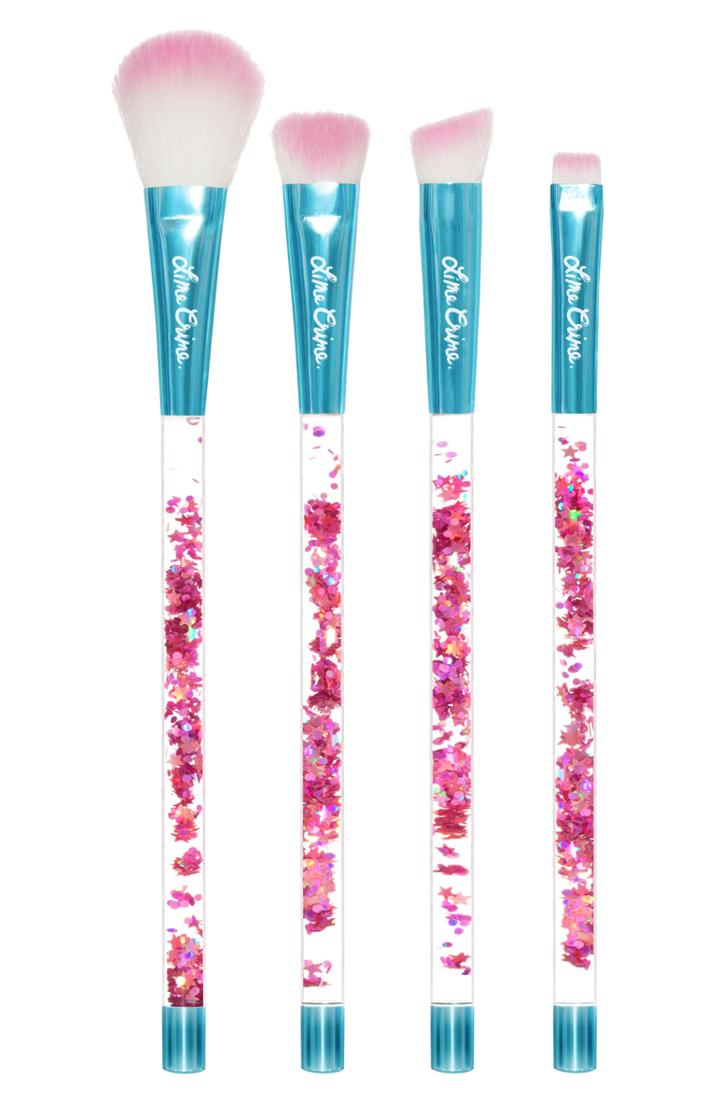 Lime Crime 10th Birthday Four-piece Brush Set, Size - No Color