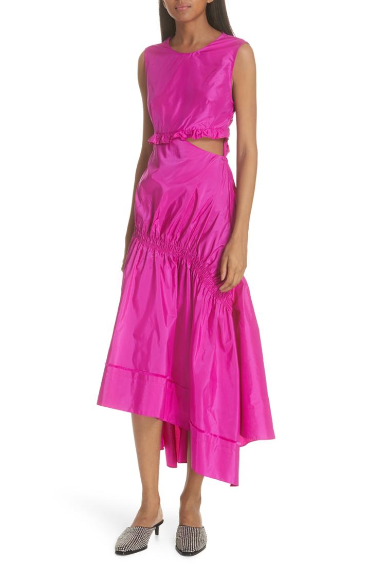 Women's 3.1 Phillip Lim Asymmetrical Silk Taffeta Dress