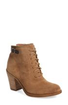 Women's Lucky Brand 'echoh' Lace-up Bootie M - Brown