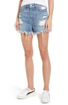 Women's 7 For All Mankind Scallop Hem Shorts - Blue