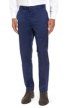 Men's Bonobos 'weekday Warriors' Non-iron Tailored Cotton Chinos X 30 - Blue