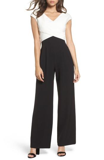 Women's Eliza J Cap Sleeve Jumpsuit - Black