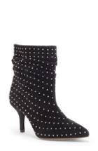 Women's Vince Camuto Abriannie Studded Slouchy Bootie .5 M - Black