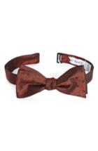 Men's Calibrate Dot Silk Bow Tie, Size - Metallic