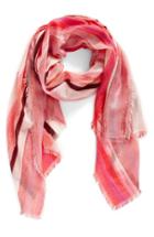 Women's Nordstrom Artist Ombre Cashmere & Silk Scarf, Size - Pink