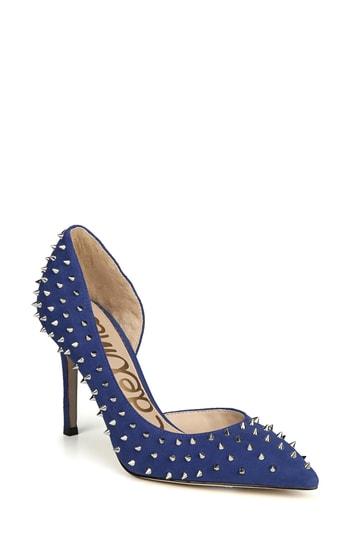 Women's Sam Edelman Hadlee D'orsay Pump M - Blue