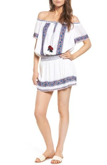 Women's Parker Tammy Off The Shoulder Minidress - White