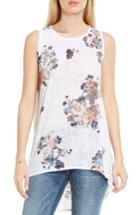 Women's Two By Vince Camuto Bouquet Whimsy High/low Burnout Tank