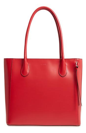 Lodis Los Angeles Cecily Rfid Leather Tote - Red