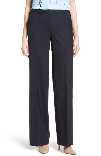 Women's Classiques Entier Pinstripe Stretch Wool Trousers