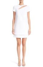 Women's Versace Collection Cutout Stretch Cady Dress Us / 38 It - White