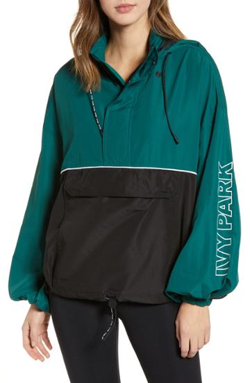 Women's Ivy Park Colorblock Half Zip Pullover