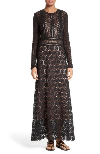 Women's Theory Rabella Daisy Lace Maxi Dress