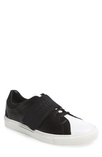 Men's Versace Strap Sneaker Us / 43eu - Black