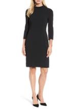 Women's Boss Dadena Crepe Sheath Dress R - Black