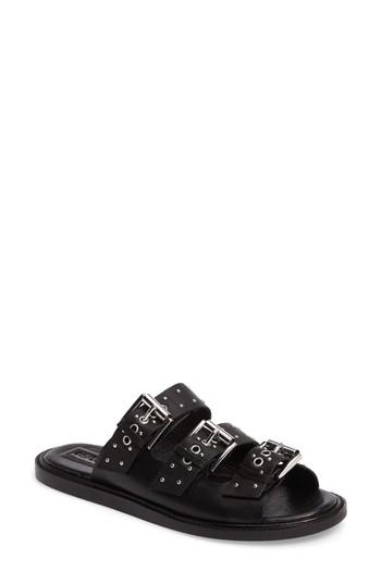 Women's Topshop Studded Sandal .5us / 38eu - Black