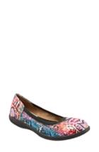 Women's Softwalk 'hampshire' Dot Perforated Ballet Flat .5 M - Pink