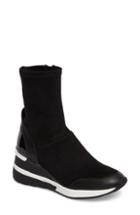 Women's Michael Michael Kors 'ace' Wedge Sneaker Bootie .5 M - Black
