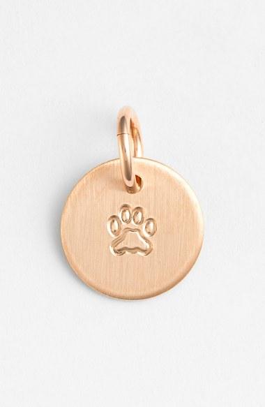 Women's Nashelle Paw Mini Stamp Charm