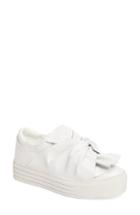 Women's Kenneth Cole Aaron Twisted Knot Flatform Sneaker M - White