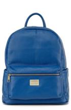Men's Montezemolo Leather Backpack - Blue