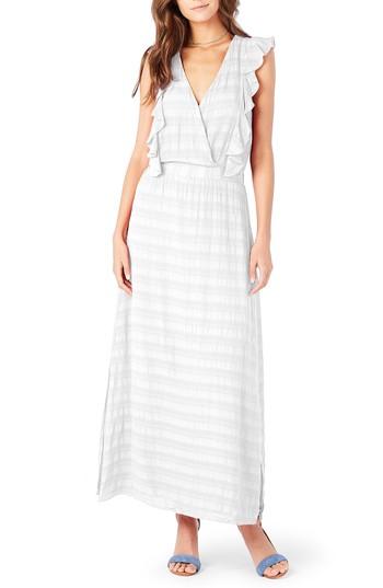 Women's Michael Stars Ruffle Maxi Dress - White