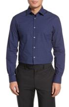 Men's John Varvatos Star Usa Slim Fit Diamond Dress Shirt R - Blue