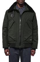 Men's Canada Goose Bromley Slim Fit Down Bomber Jacket With Genuine Shearling Collar - Grey