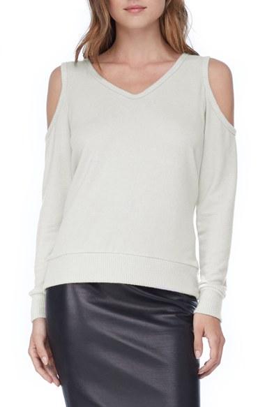 Women's Michael Stars Cold Shoulder Sweatshirt