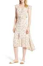 Women's Lucky Brand Felice Floral Print Midi Dress - Orange