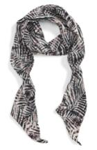 Women's Sole Society Graphic Palm Skinny Scarf