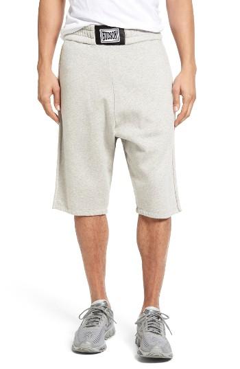 Men's Hudson Jeans Slouchy Boxing Shorts - Grey