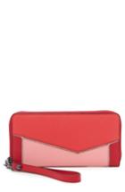 Women's Botkier Cobble Hill Leather Wallet - Red