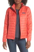 Women's Patagonia Nano Puff Water Resistant Jacket, Size - Red