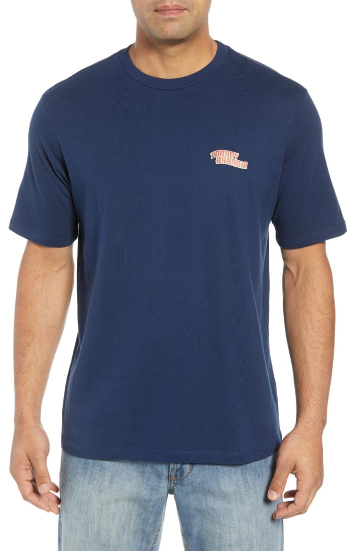 Men's Tommy Bahama Pick Six T-shirt, Size - Blue
