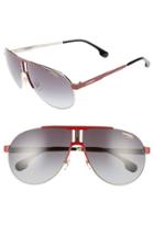 Women's Carrera Eyewear 66mm Aviator Sunglasses - Red Gold