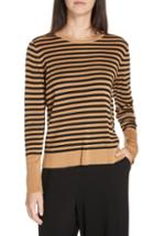 Women's Eileen Fisher Tencel Lyocell & Silk Sweater, Size - Brown